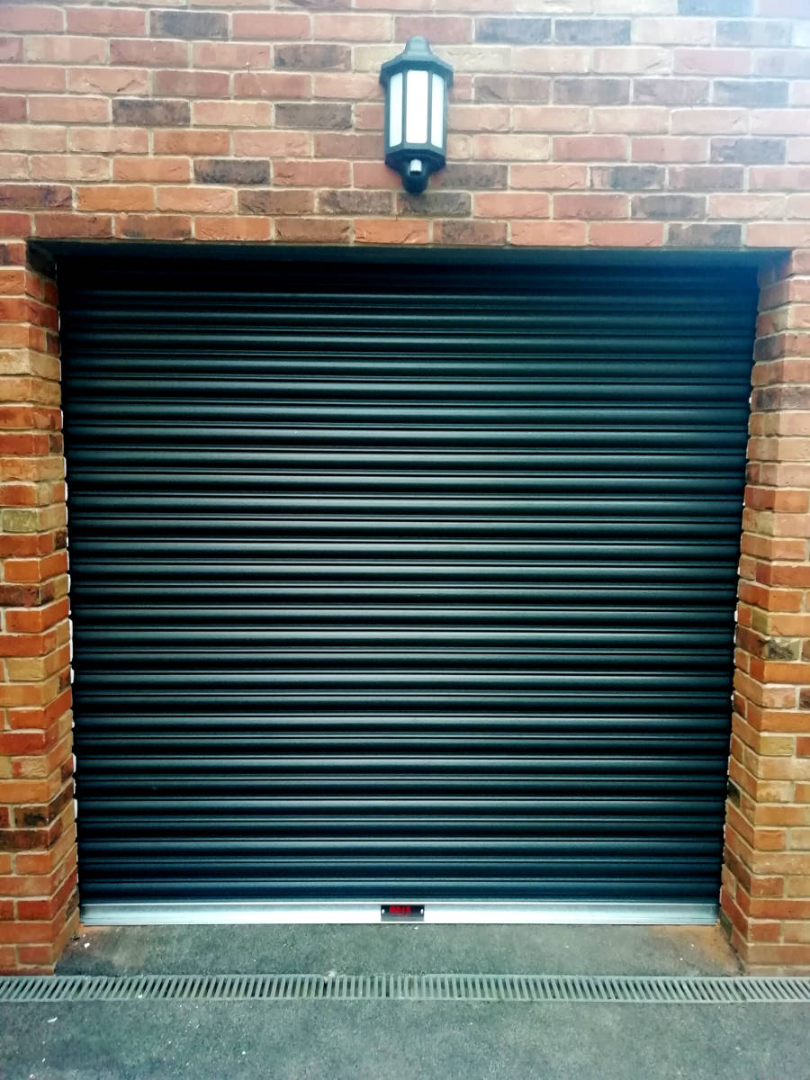 Image of High Security Roller Garage Door for a Customer in Caldicot
